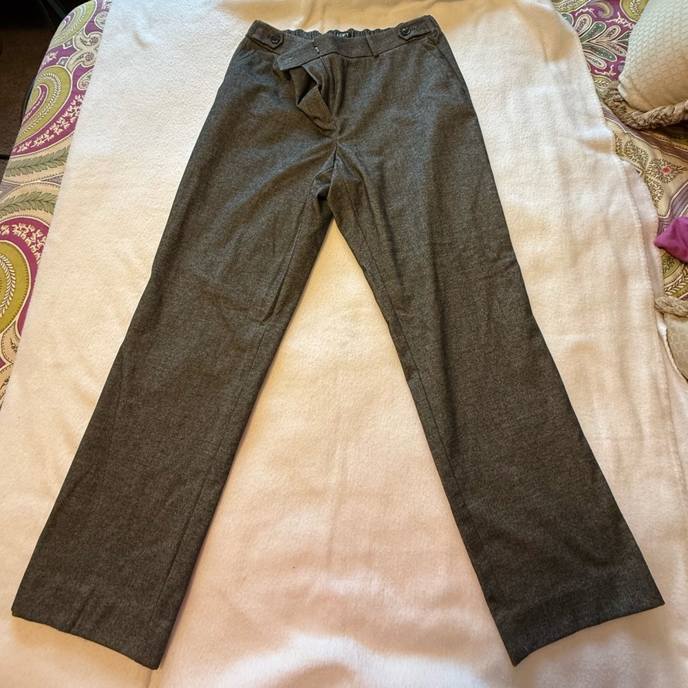 LOFT Women's Gray Trousers